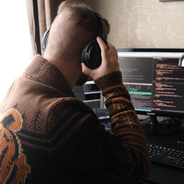 Mobile app development process showing collaborative team environment